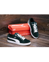 Купить Мужские кроссовки Puma Suede зеленые с белым