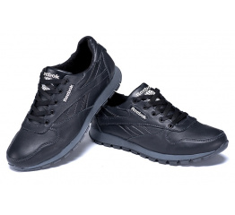 Мужские кроссовки Reebok Classic Leather Lux черные