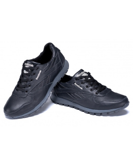 Мужские кроссовки Reebok Classic Leather Lux черные