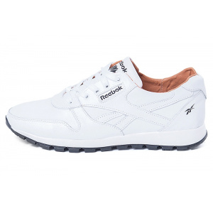Мужские кроссовки Reebok Classic Leather Lux White Pearl белые