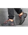 Мужские кроссовки Reebok DMX черные с оранжевым
