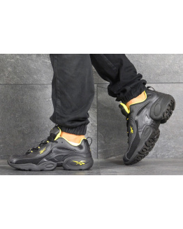 Чоловічі кросівки Reebok DMX чорні з жовтим