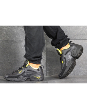 Чоловічі кросівки Reebok DMX чорні з жовтим