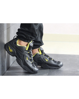 Чоловічі кросівки Reebok DMX чорні з жовтим