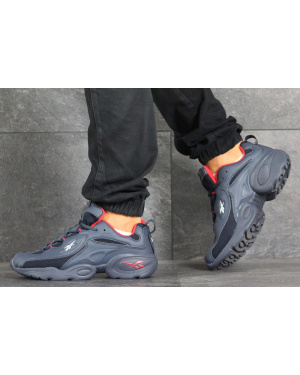 Чоловічі кросівки Reebok DMX темно-сині з червоним