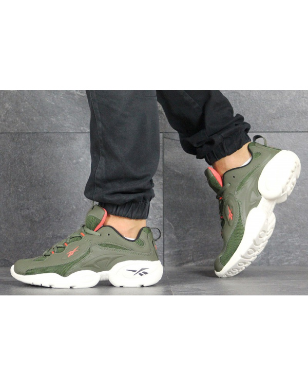 Мужские кроссовки Reebok DMX зеленые