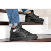 Мужские высокие кроссовки на меху Nike Air Jordan 1 Retro High OG черные