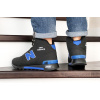 Купить Мужские высокие кроссовки на меху New Balance 1300 черные с синим