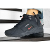 Мужские высокие кроссовки на меху Nike Huarache х Acronym City Mid dark blue/red