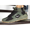 Мужские высокие кроссовки на меху Nike Huarache х Acronym City Mid dark green/black