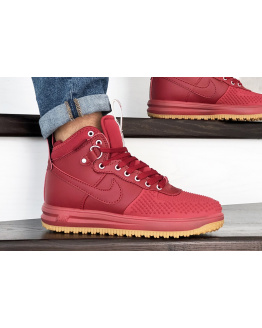Чоловічі високі кросівки Nike Lunar Force 1 Duckboot червоні