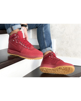 Чоловічі високі кросівки Nike Lunar Force 1 Duckboot червоні
