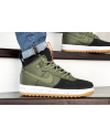 Мужские высокие кроссовки Nike Lunar Force 1 Duckboot зеленые с черным