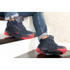 Купить Мужские высокие кроссовки на меху Nike Zoom 2K темно-синие с красным
