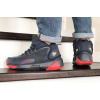 Купить Мужские высокие кроссовки на меху Nike Zoom 2K темно-синие с красным