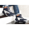 Купить Мужские высокие кроссовки на меху Nike Zoom 2K темно-синие с серым и оранжевым