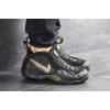 Мужские высокие кроссовки Nike Air Foamposite Pro черные с золотым