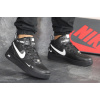 Мужские высокие кроссовки Nike Air Force 1 '07 Mid Lv8 Utility черные с белым