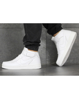 Чоловічі високі кросівки Nike Air Force 1 Mid білі