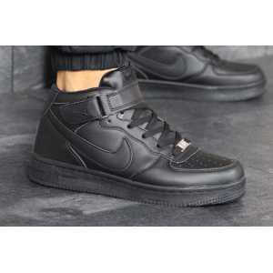 Чоловічі високі кросівки Nike Air Force 1 Mid чорні