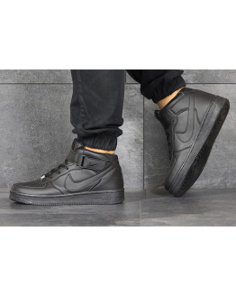 Чоловічі високі кросівки Nike Air Force 1 Mid чорні