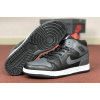 Купить Мужские высокие кроссовки Nike Air Jordan 1 Retro High OG black/grey
