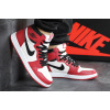Мужские высокие кроссовки Nike Air Jordan 1 Retro High OG красные с белым