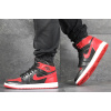 Мужские высокие кроссовки Nike Air Jordan 1 Retro High OG красные с черным