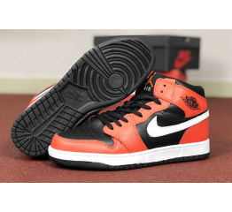 Мужские высокие кроссовки Nike Air Jordan 1 Retro High OG orange/black/white