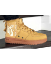 Мужские высокие кроссовки Nike SF Air Force 1 Mid горчичные