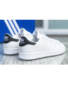 Купить Женские кроссовки Adidas Stan Smith белые с черным