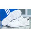 Купить Женские кроссовки Adidas Stan Smith белые с черным