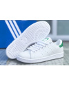 Купить Жіночі кросівки Adidas Stan Smith білі з зеленим