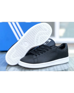 Жіночі кросівки Adidas Stan Smith чорні з білим