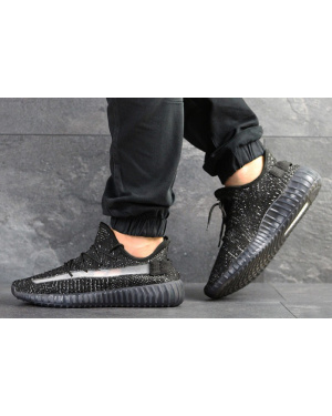 Мужские кроссовки Adidas Yeezy Boost 350 V2 True Form черные