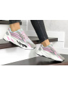 Жіночі кросівки Adidas Yeezy Boost 700 V2 Static сірі з рожевим