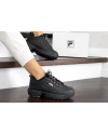 Купить Женские кроссовки на меху Fila Disruptor Winter черные