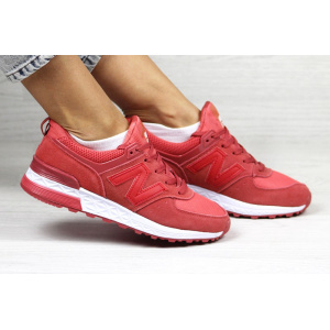 Купить Женские кроссовки New Balance 574 Sport красные