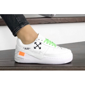 Женские кроссовки Nike Air Force 1 Jester XX x Off-White белые