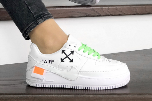Женские кроссовки Nike Air Force 1 Jester XX x Off-White белые