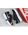 Купить Жіночі кросівки Nike Air Force 1 Just Do It чорні з білим