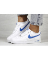 Купить Жіночі кросівки Nike Air Force 1 Low білі з синім
