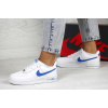 Женские кроссовки Nike Air Force 1 Low белые с синим