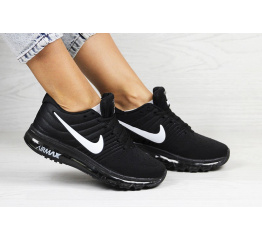 Женские кроссовки Nike Air Max 2017 черные с белым