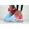 Купить Женские кроссовки Nike Air Max 720 голубые с красным