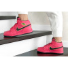 Купить Женские высокие кроссовки на меху Nike Air Jordan 1 Retro High OG красные