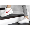 Женские высокие кроссовки Nike Air Force 1 '07 Mid Lv8 Utility белые с красным