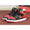 Женские высокие кроссовки Nike Air Jordan 1 Retro High OG red/black
