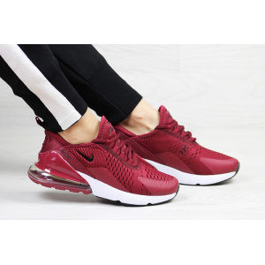 Женские кроссовки Nike Air Max 270 бордовые