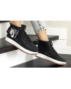 Купить Женские высокие кроссовки Nike SF Air Force 1 Mid черные с белым